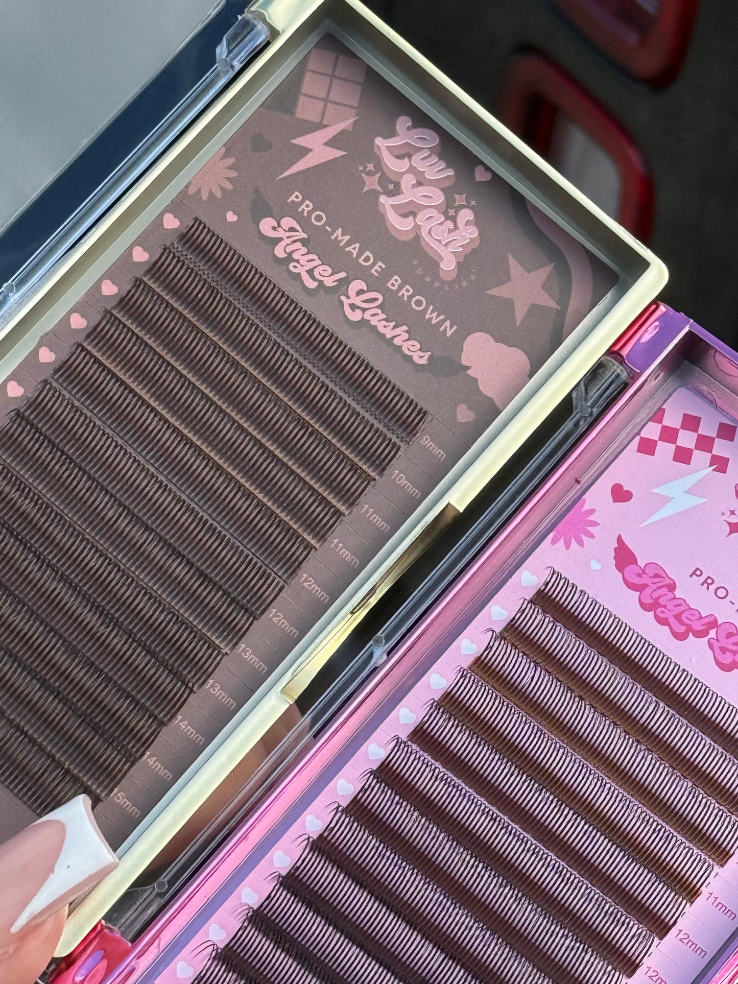 Black Pro-made angel lash tray 🖤