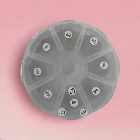 WHITE PROMADES ! Mixed length wheel. 0.07 DD CURL 🫧🤍🍭