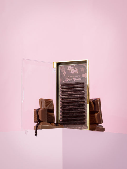 Brown Pro-Made Angel Lash Tray 🤎